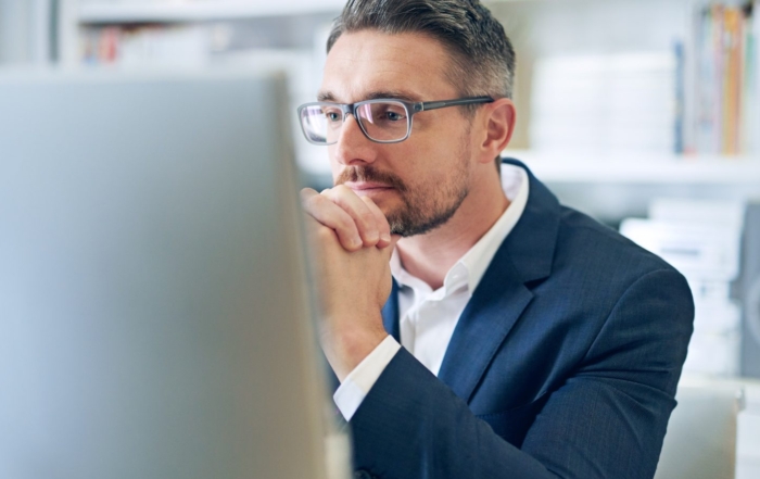 IT leader assessing AI security risk in his organization